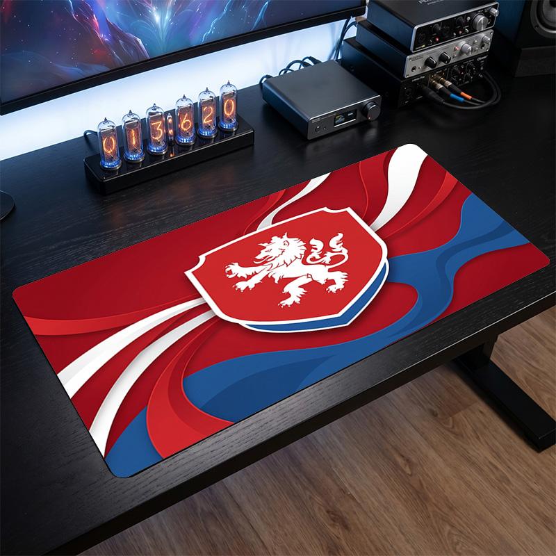 Republi Football Crest Mouse Pad, Extended Non Slip Rubber Desk Mat for Gaming Office Laptop Fan Gift