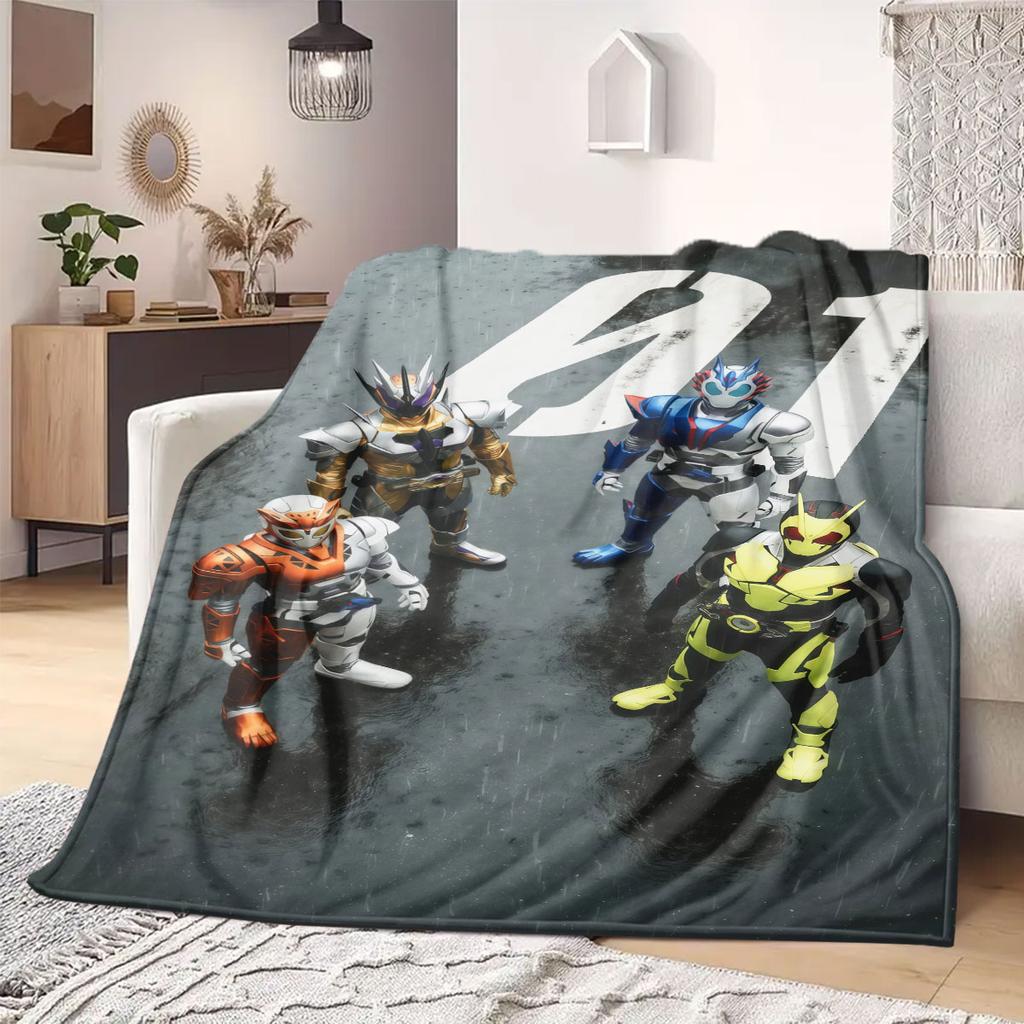 Kamen Rider Hero Flannel Blanket Warm,Comfortable,Suitable for Bedrooms,Sofas,Beds,Chairs,Picnics,Travel