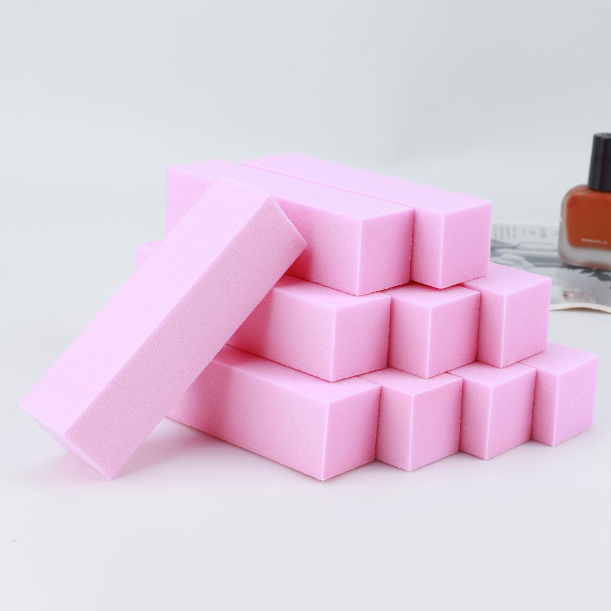 

Pink Buffing Sanding Files Block Pedicure Manicure Care Sponge Nail Art Buffer Grindig Polishing No Hurt Nail Art Tools