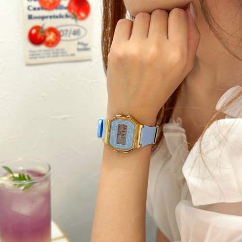 Authorized distributor Ice watch Ice watch digital ladies 022058 Ice digit ICE digit retro Trunk Will Blue Small