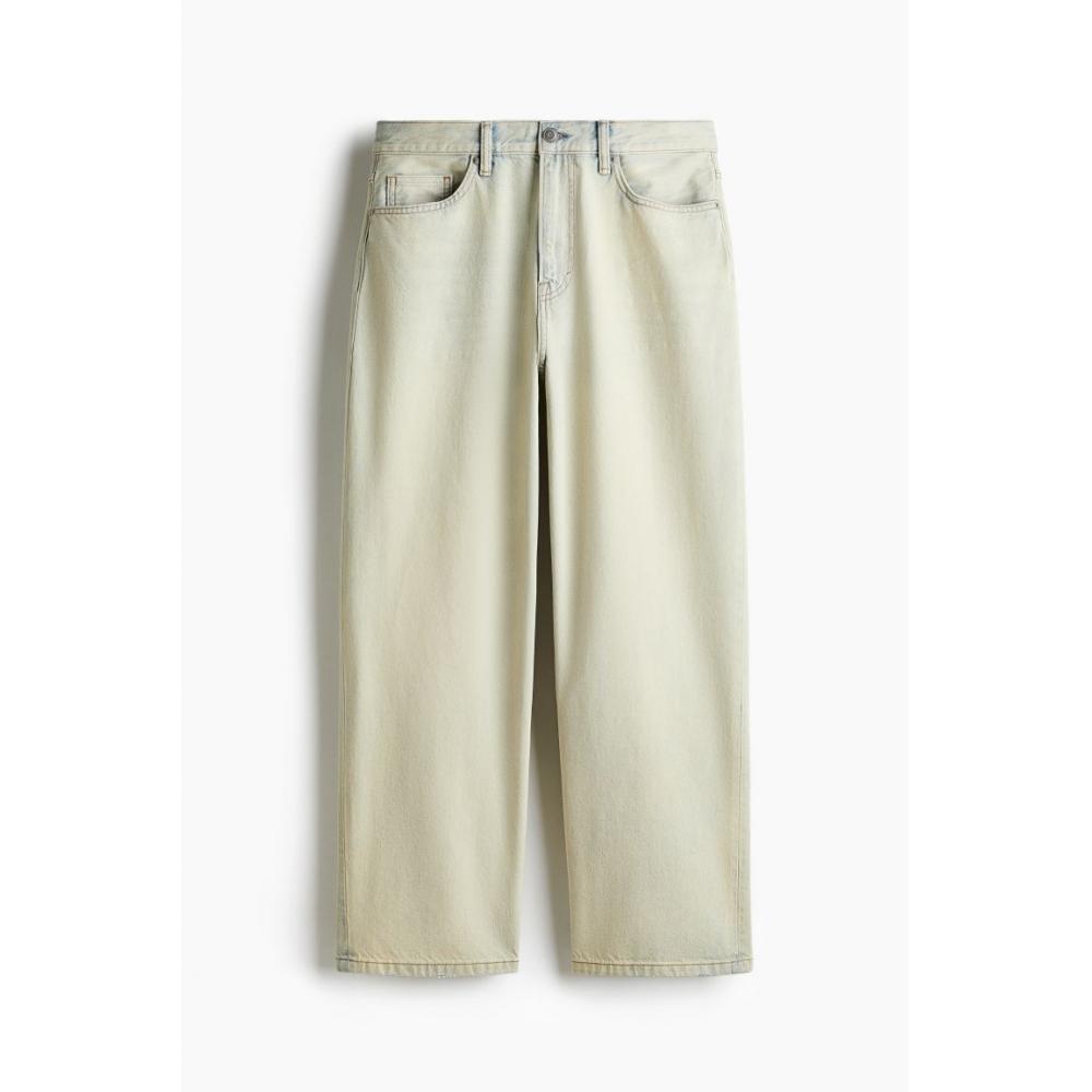 H M Baggy Jeans Pale deniM Blue