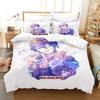 VTuber Axia Krone Bedding Set Single Twin Full Queen King Size Bed Set Adult Kid Bedroom Duvetcover Sets Anime Parure De Lit Bed