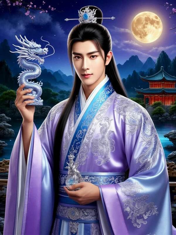 

Diamond Painting New Collection Moon Chinese Man Dragon Diy Full Square Round Drill Rhinestone Embroidery Sale Mosaic Cross Stitch Kits Round drill 30x40cm