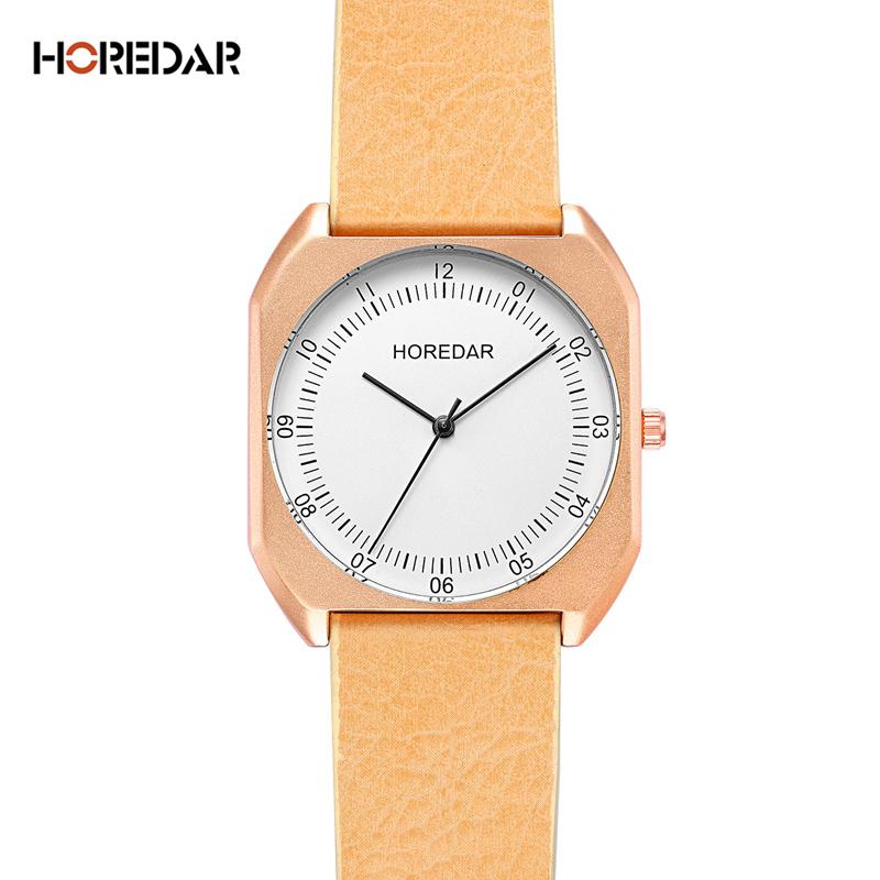 

Модные женские часы Кожаные наручные женские часы золотой/бежевый