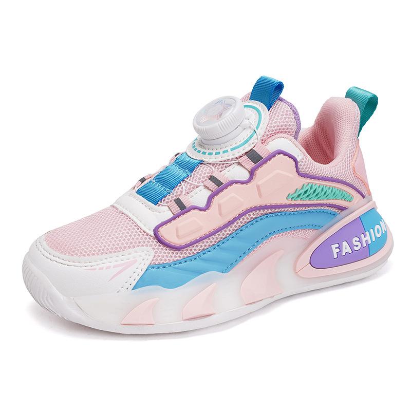 Foreign Trade Shoes Children's Single Net Breathable and Lightweight Summer Boys' Net Shoes Sports Running Shoes Girls' Casual Shoes