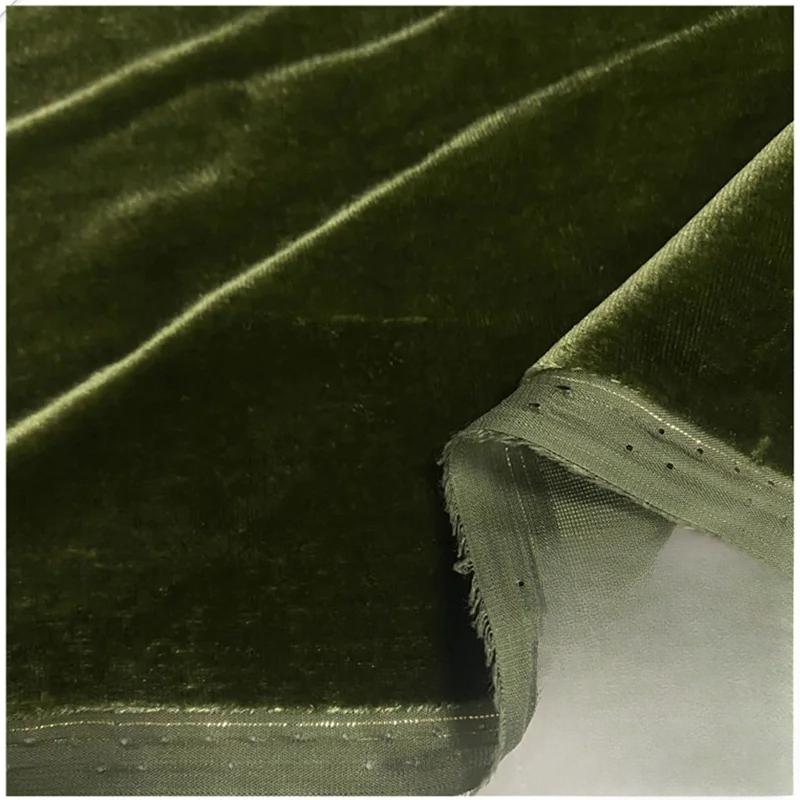 Țesături din Catifea de Mătase 100x140cm Pentru Rochie Cheongsam Fustă Costum Cusut DIY Catifea Aurie Reală Material Prietenos cu Pielea