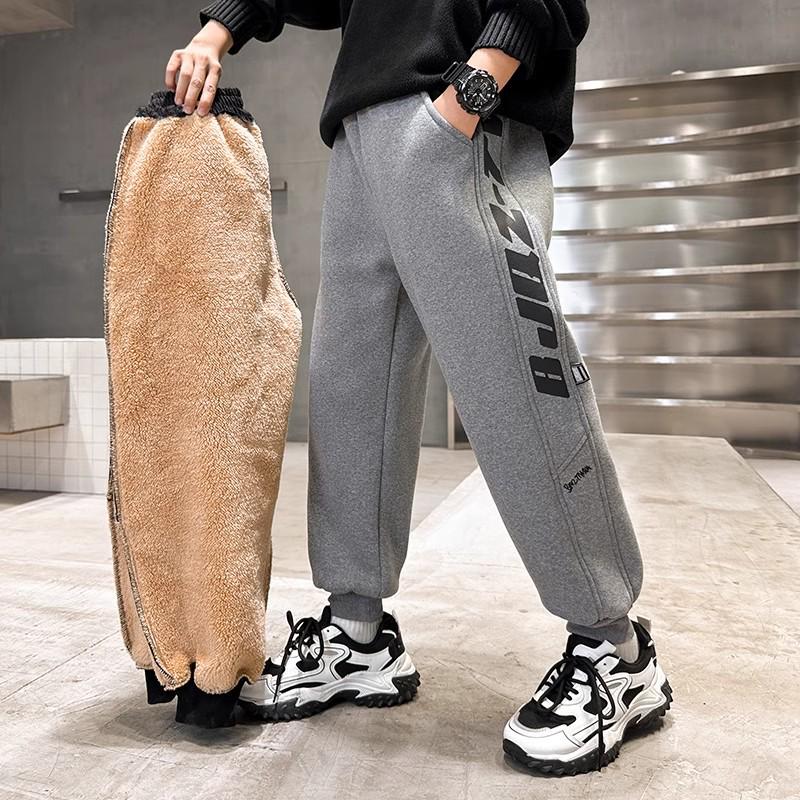 

Модні весняно-осінні спортивні штани великих розмірів для великих хлопчиків 170 cm сірий колір