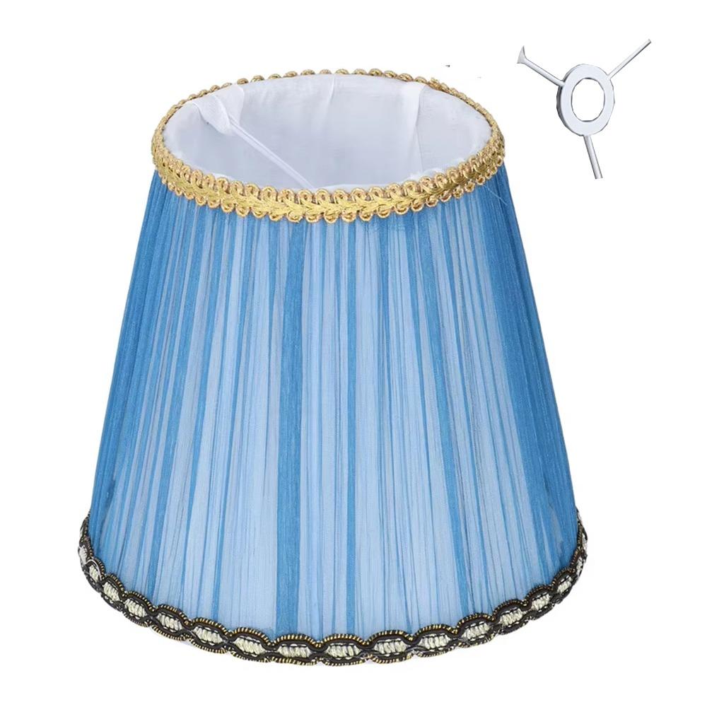 Wear‑resistant Table Lamp Cover E14 Bulb Chandelier Lampshade Safe Cloth Lamp Shade  Household