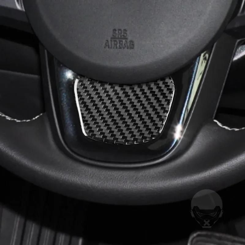 For Toyota Supra A90 - Car Accessories Carbon Fiber Steering Wheel Chin Modified Cover Interior Decoration Sticker