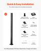 VEVRO Cable Railing Post 42x1x2 Inch with L-Shaped Holes 1JZLGZXHS10607YXO001V0