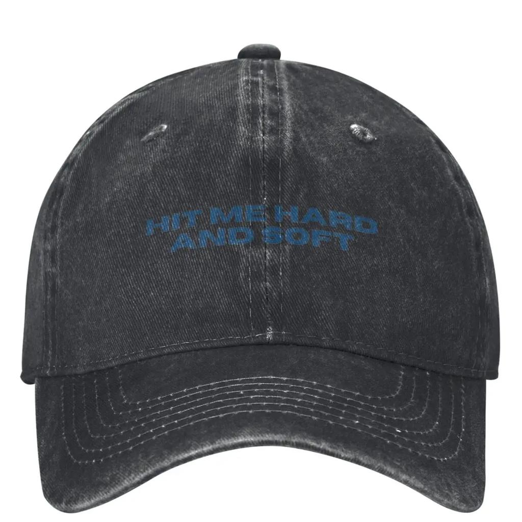Classic Hit Me Hard And Soft BILLIEs 2024 Baseball Caps Unisex Style Distressed Cotton Cap Outdoor Workouts Hats Cap