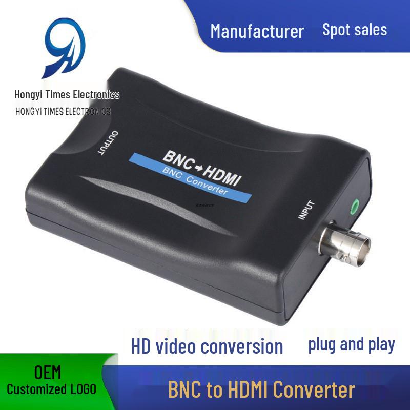 BNC To HDMI Converter: Coaxial To HDMI Video Adapter 1080P/720P