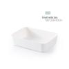 Stackable Frosted Plastic Storage Box with Dividers - Multi-purpose Organizer