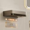 Aluminiumlegierung Seifenschalenhalter Ohne Bohren Badezimmer Seifenschale mit Ablaufloch Wandseifenschale Aufbewahrungsteller Tablett Badezimmer