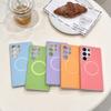 Samsung Liquid Jelly Suitable for S25UItra Magnetic Suction Phone Case S24 Anti Slip Anti Fall S23 Simple Skin Feeling Protection