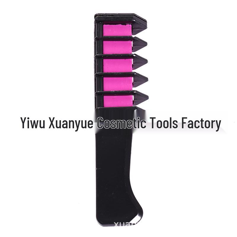 Mehrfarbiges Einweg-Mini-Haarfärbe-Kammset