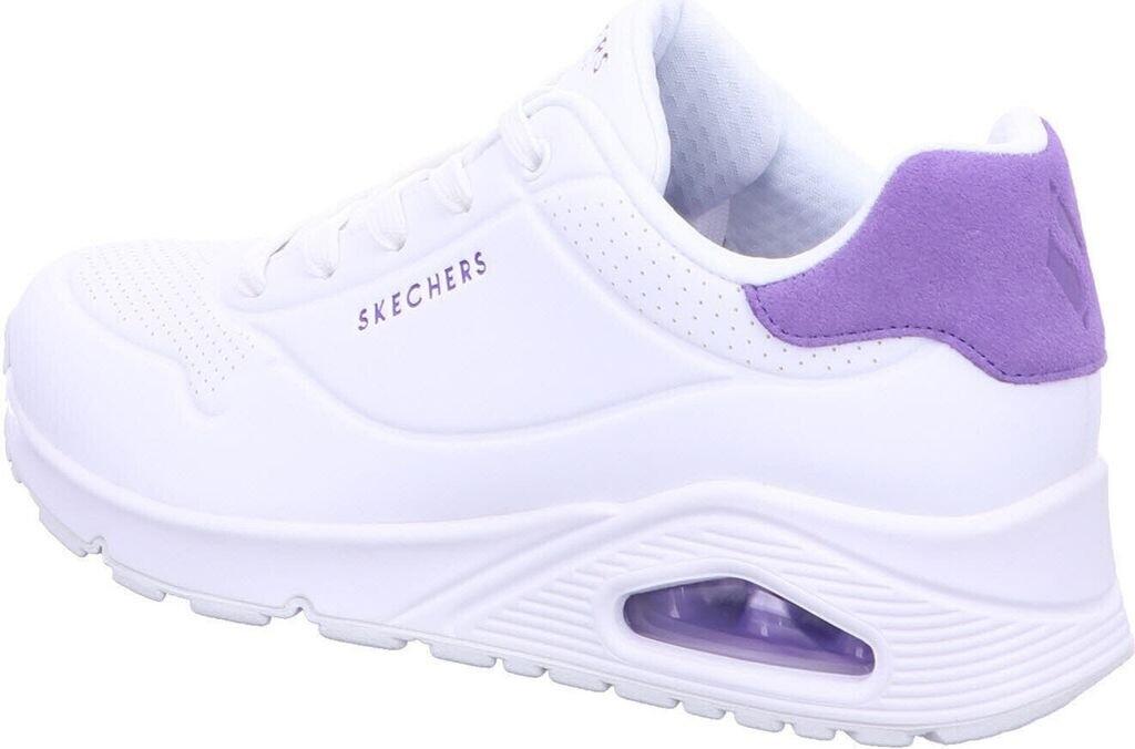 Skechers Uno - Pop Back Женские кроссовки белого/фиолетового цвета