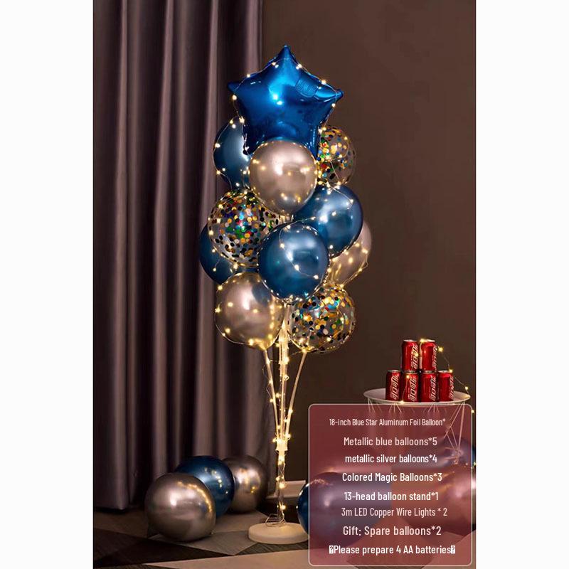 Luminous Balloon Floor Stand for Events: Birthday, Wedding, Anniversary, Party, and More.