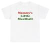 Maglietta "Polpettina della Mamma" Divertente Mamma Italiana Stupido Cringe Regalo Tee