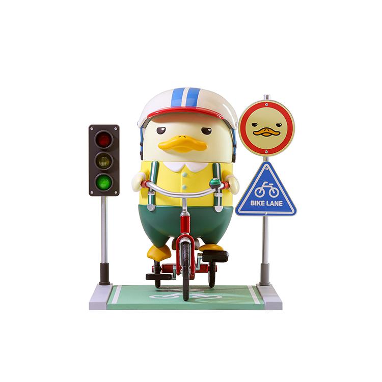 

New POP MART DUCKOO Tricycle YA Large Size Trendy Figures 14cm 210950399 Tricycles-Regular Edition