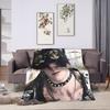 Game Love and Deepspace Sylus Flannel Blankets  Warm Throw Blanket for Living Room Travel Street Trend Bedspread Sofa Bed Cover