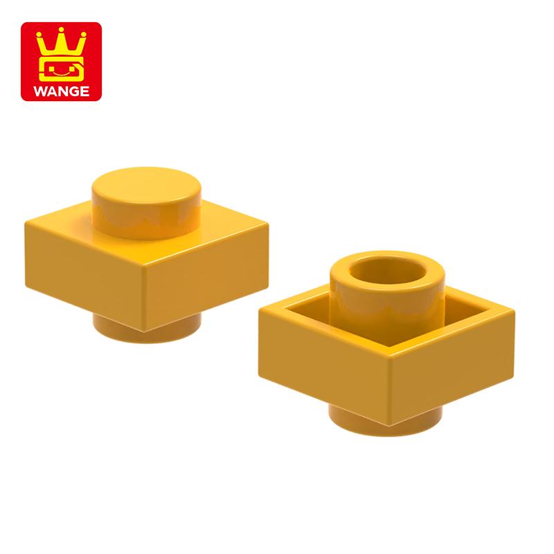Non-Toxic 549Pcs/Lot 3024W 1X1 Double Cylinder Block Moc Color Accessories Compatible With Brick Diy Children'S Toy S1355