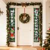 Christmas Decorations, Banner Doors, Corridor Door Signs, Welcome Banner Walls, Family Party Decorations