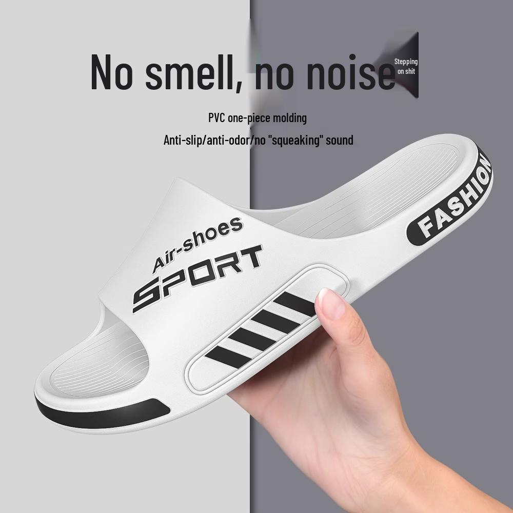 Men's Non-slip Odor-resistant Extra Large Cool Summer Slippers for Indoor/Outdoor Wear and Bathing