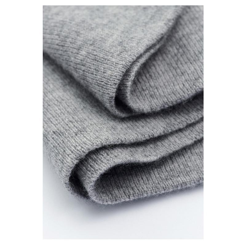 DAFIFY Dámská móda Ležérní Podzim Zima Jednobarevné svetry s dlouhým rukávem a výstřihem do O