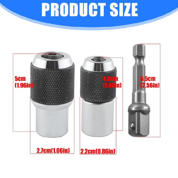 Ergonomic Handle Double Function Ratcheting Tap Wrench Chuck 3/8 Drive 65mm Carbon Steel Extension For Professional Tool