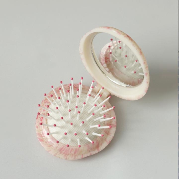 Portable Arc Rib Comb for Fluffy, Smooth Hair Styling