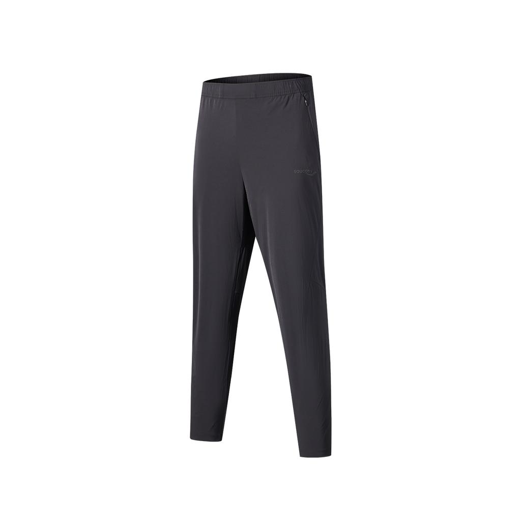 SAUCONY Urban Woven Stretch Straight Leg Knit Sports Pants Men Pants Black SC2240114B-BK01