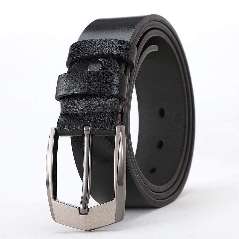 Cureaua Bărbați New Fashion Curele pentru bărbați de lux pentru bărbați Classice Vintage cu cataramă cu țeavă Curea din piele masculină Curea din piele naturală de vacă AHQ2118