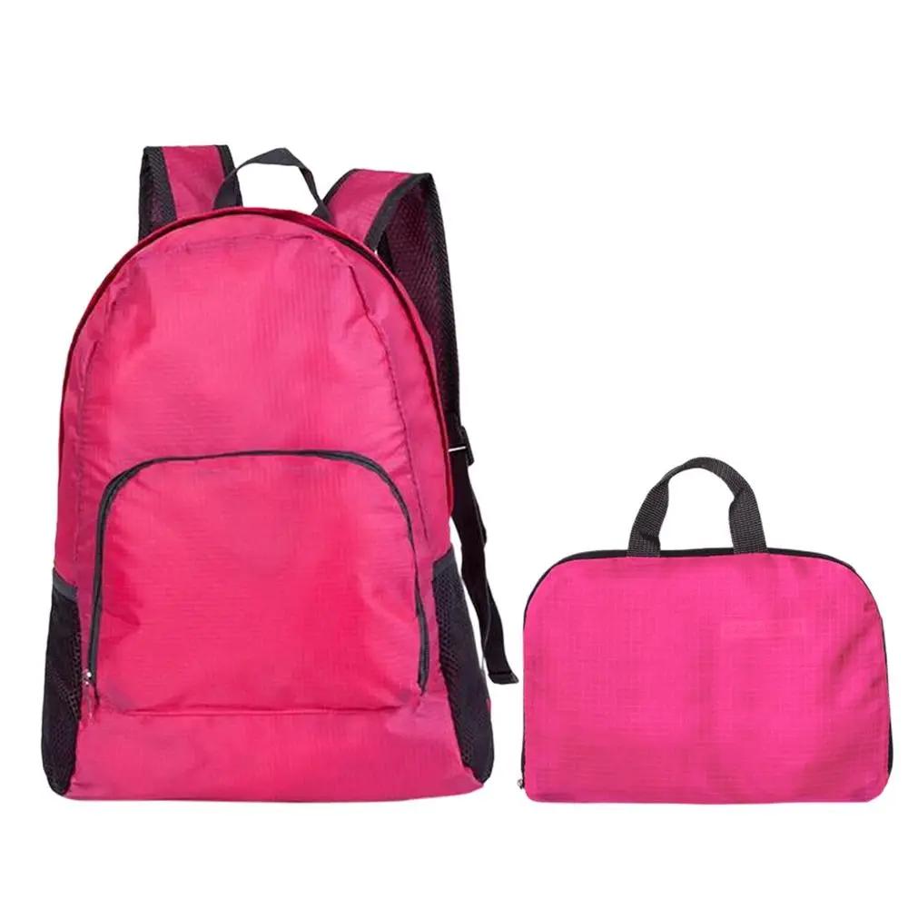 Portable Daypack Unisex Camping Outdoor Hiking Waterproof Bag Portable Daypack Foldable Travel Backpack Rucksack Waterproof Bag