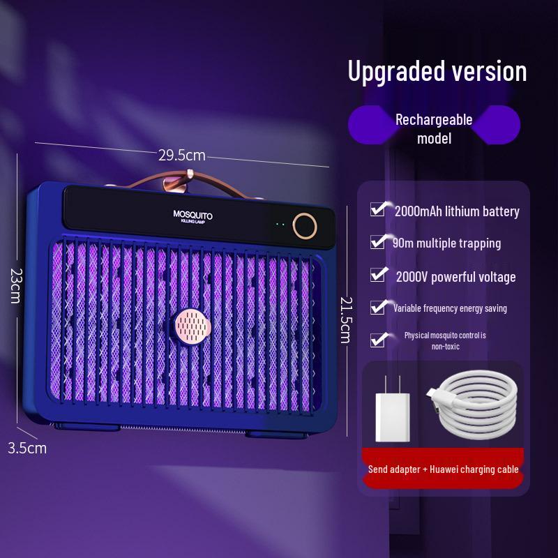 2025 Electric Shock Mosquito Killer Lamp - Portable Outdoor, Wall-Mounted, or Handheld Option