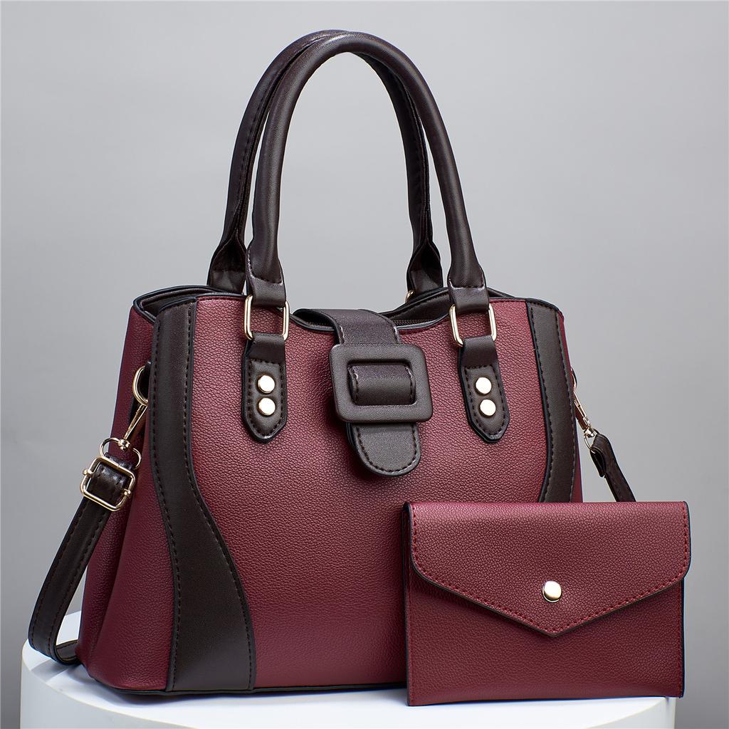 Versatile Large Capacity Women's Handbag Simple High-End Womens Single Shoulder Crossbody Bag Pure Color Casual Tote Bags