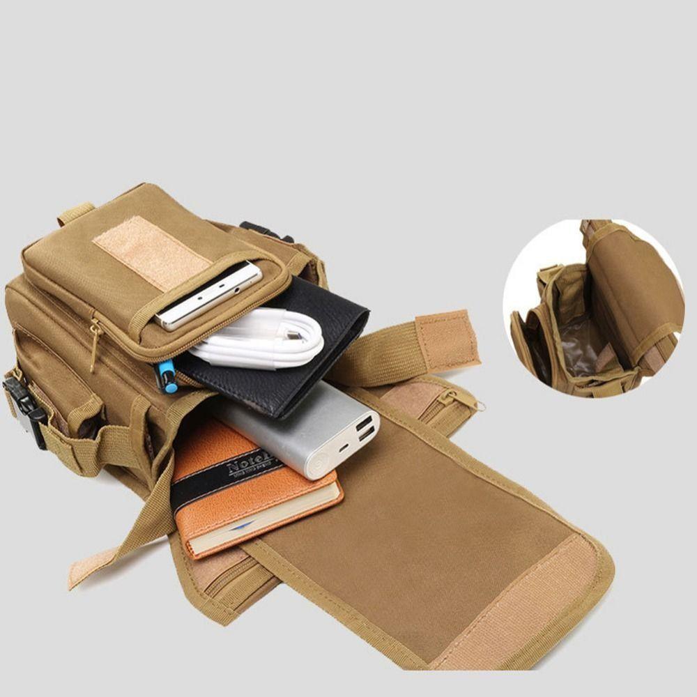 Multiple Pockets Drop Leg Bag Durable Drop Leg Belt Pouch  Outdoor Equipment Bag