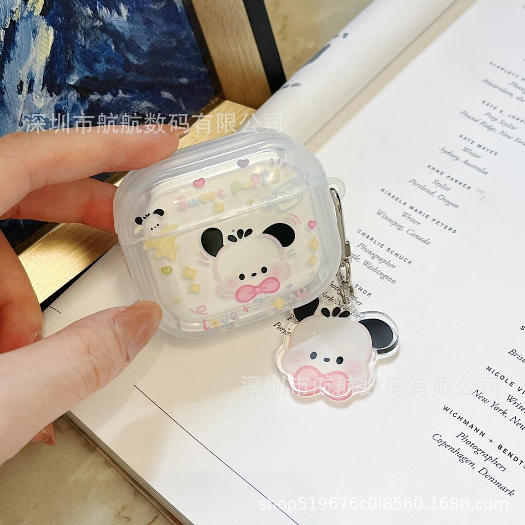 Bow pacha dog for apple AirPods 1 shell airpodpro1 second generation AirPods 1 protective shell