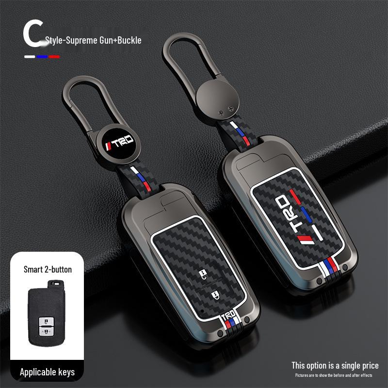 Key Cover for Toyota Land Cruiser LC300, Prado, and RAV4