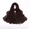 Plain Rhinestone Diamond Bubble Chiffon Hijab Shawls High Quality Bling Bling Wrap Beach Bufandas Ramadan Islamic Muslim Sjaal