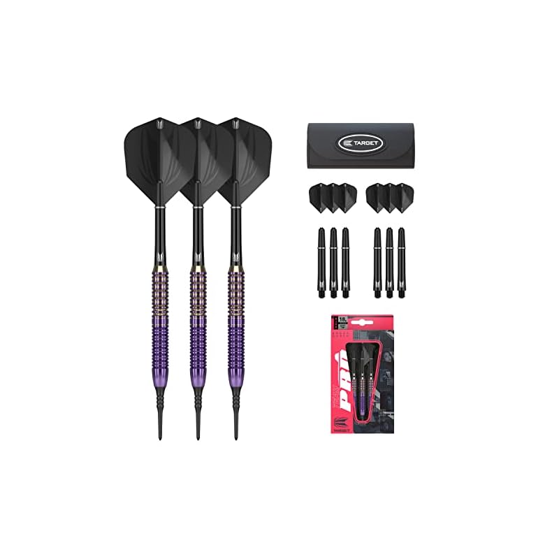 TEAM PRO Series KEITA ONO BRASS 18G 2BA Brass Darts Set (with Dedicated Case)