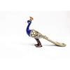 Metal Stone Work Peacock Statue Showpiece Decorative Figurine for Home Living Room Office Bedroom Decor