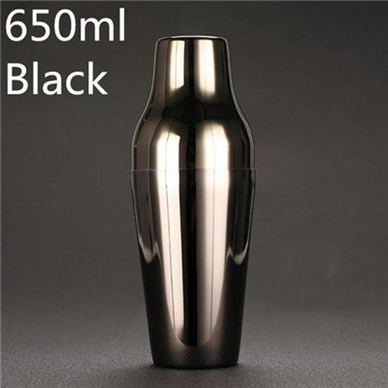 Francouzský dvoudílný nerezový koktejlový šejkr 650 ml