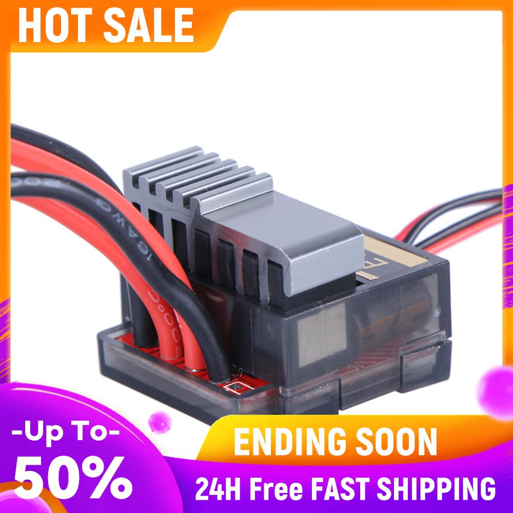 

1/8 1/10 ESC Electronic Speed Controller Waterproof Brushed Regulator High Voltage Brushed for RC Car Boat Truck Motorcycle China Mainland