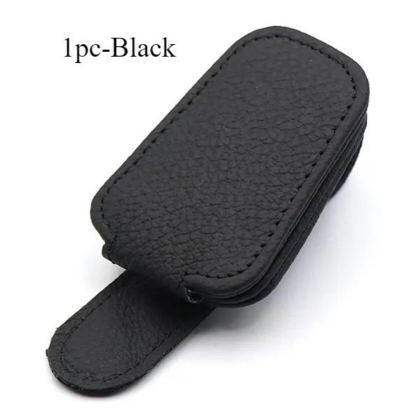 Car Sun Visor Glasses Case Holder Sunglasses Clip Ticket Card Clip  Multifunction Portable Clip Auto Interior Accessories