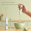 Digital Display Electric Milk Frother Wireless Milk Foam Maker Manual Cream Blender  Baking