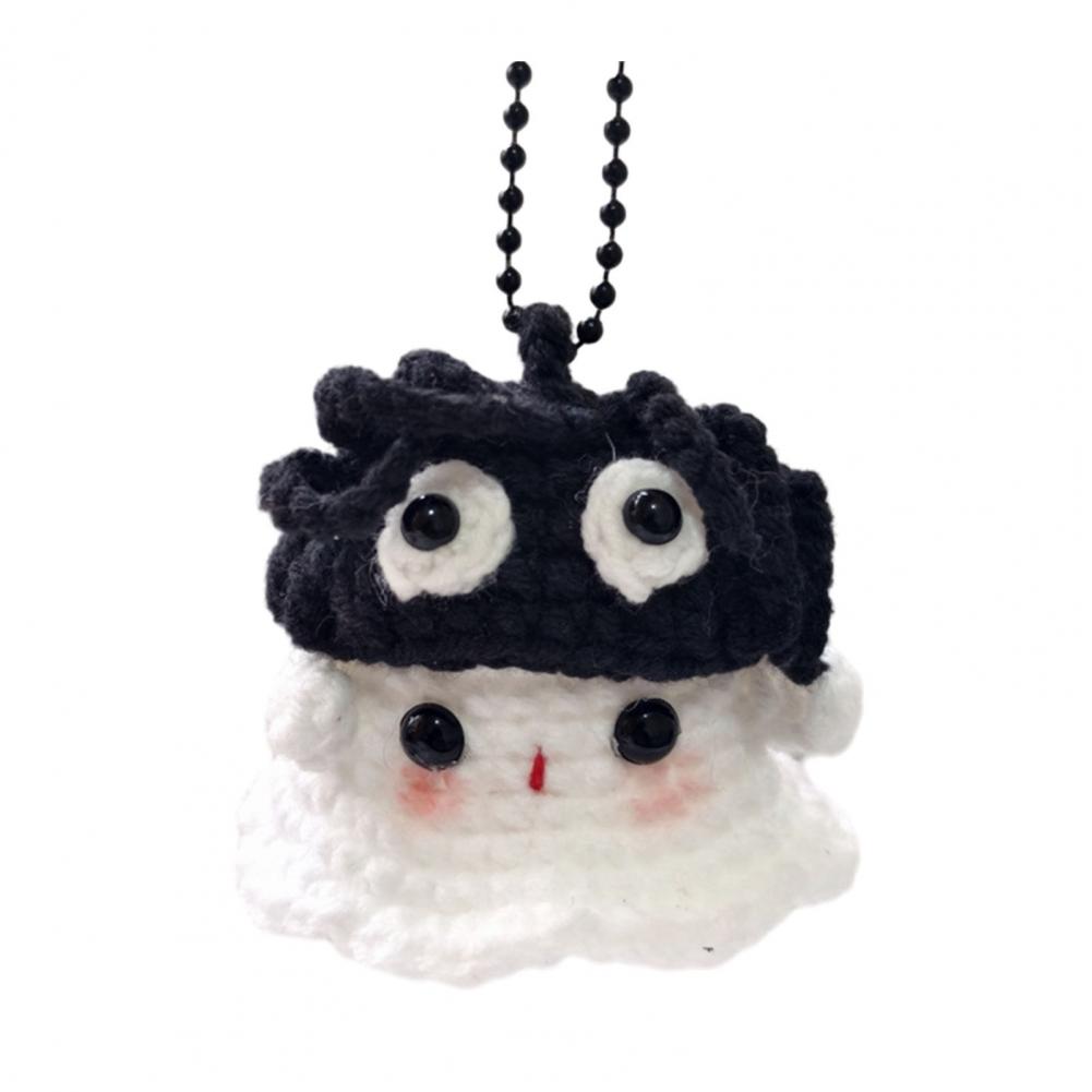 Crocheted Ghost Decoration Handmade Ghost Pendant Handmade Crochet Ghost Dolls for Halloween Parties Birthdays for Friends