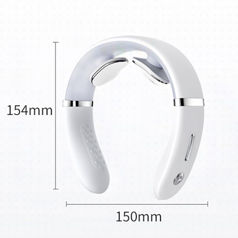 Krční masážní přístroj Přenosný Mini Masážní přístroj na krk a ramena Hloubková masáž s nastavitelným krčním masážním přístrojem pro relaxaci krku