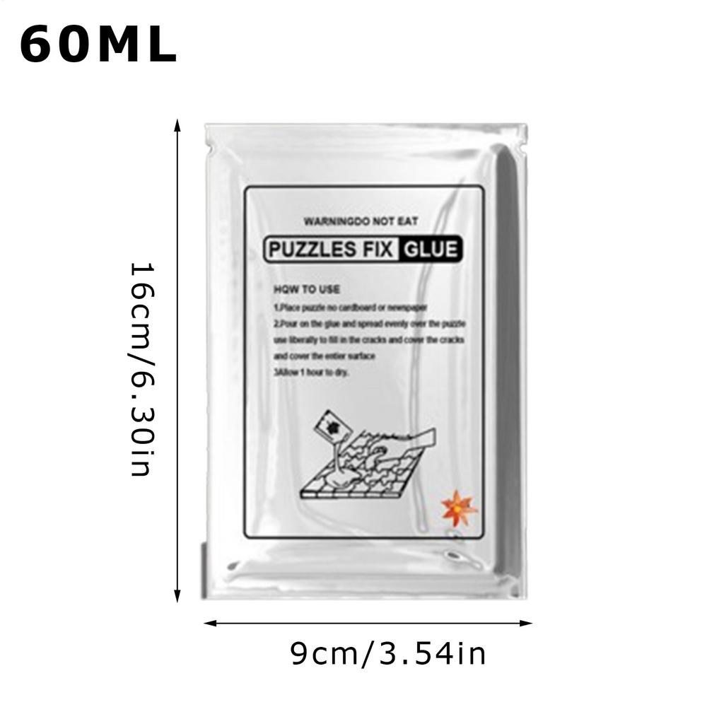 60ml Puzzle Glue Professional Puzzle Adhesive Puzzle Glue With Scraper For Adults And Children Quick Dry For Puzzles