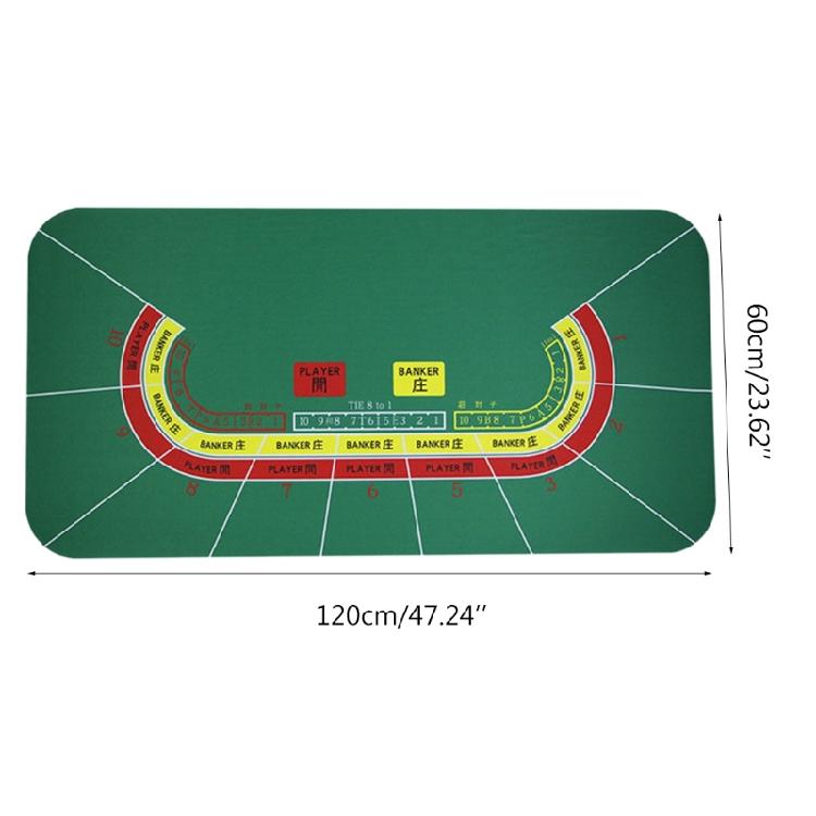 Table Mat Poker Mat Baccarat Dice Blackjack Desk Pad Party Board Game Tablecloth